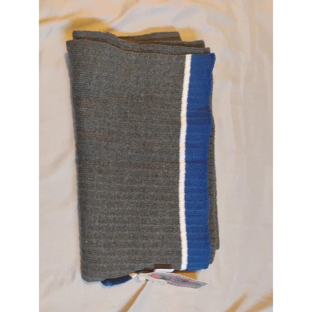 Nu-Tech Accessories One Size Adult Stripe Scarf Charcoal